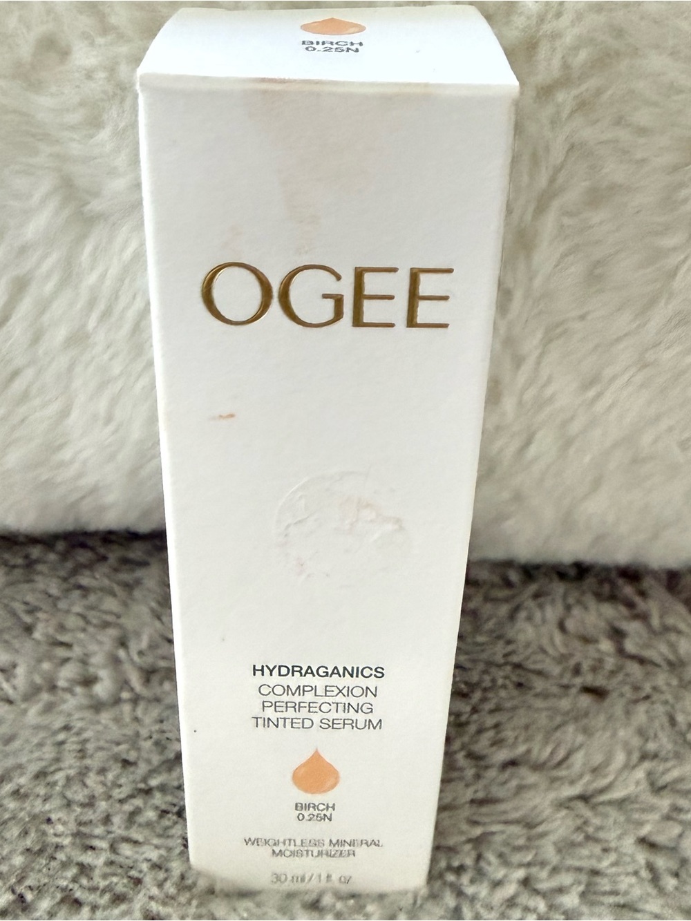 OGEE Hydraganics Complexion Perfecting Tinted Serum - Birch Cream